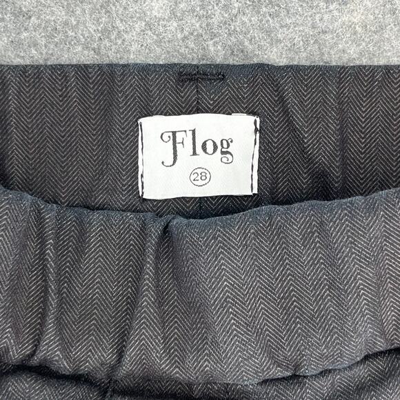 BEVY FLOG Dafna Black Pants Size 28 - Picture 6 of 7